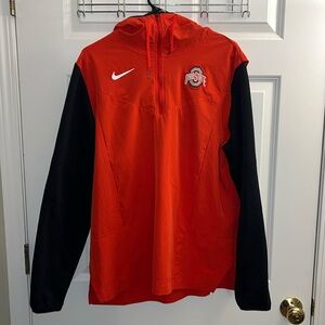 Nike Ohio State Buckeyes Red Player Light Weight Jacket sz. Men’s Large